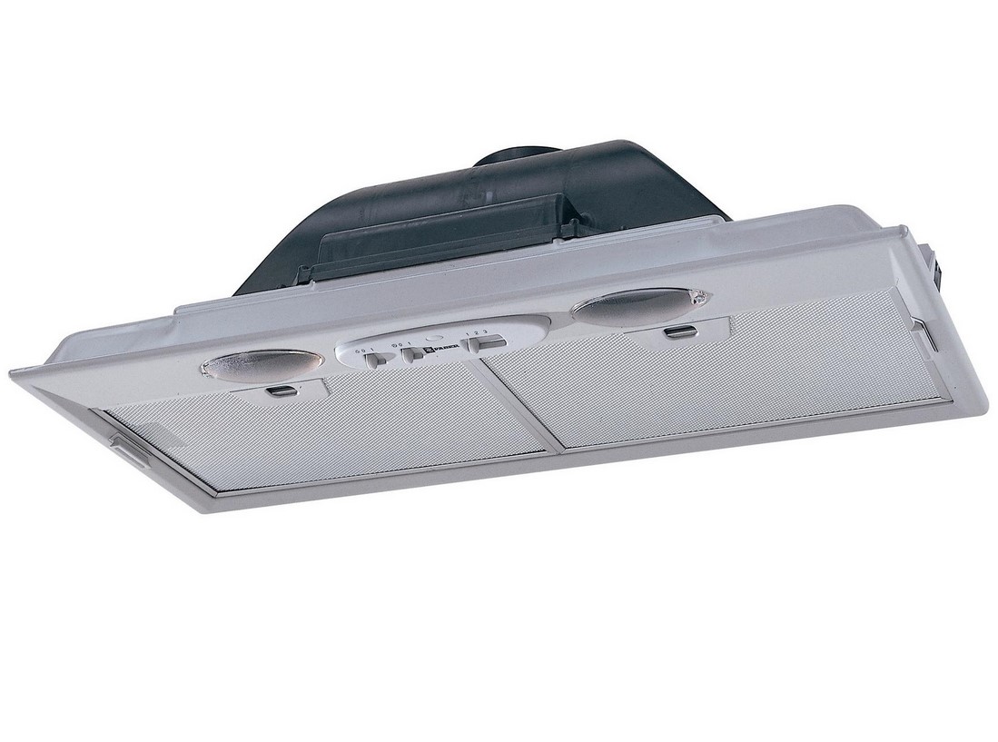 ANNA 120 cappa cucina legno frassino, cono bianco, mot. C70